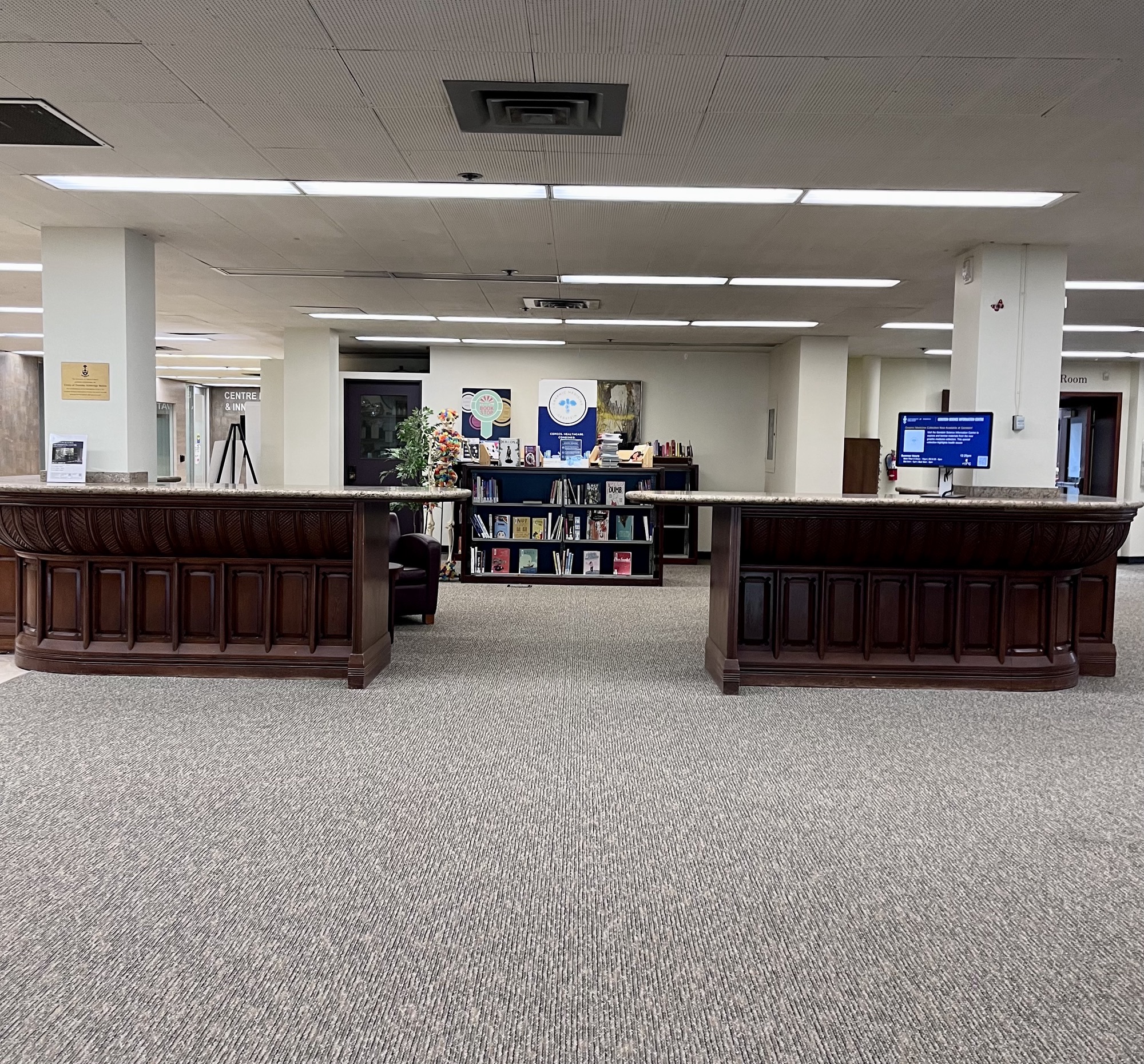 Tabling space at Gerstein Information Centre