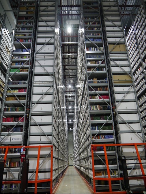 image of book storage units at downsview