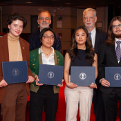 A group photo of 2025 Wilson Award winners.